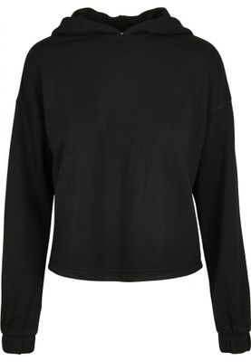 Oversized hættetrøje med lang ryg dame