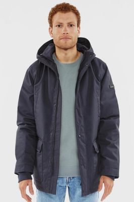 Ledger parka with teddy lining
