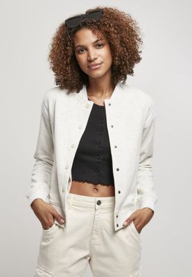 Light gray baseball jacket women