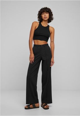 Ladies Wide Pleated Pants