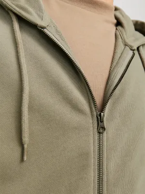Faded Sweat Zip Hoodie
