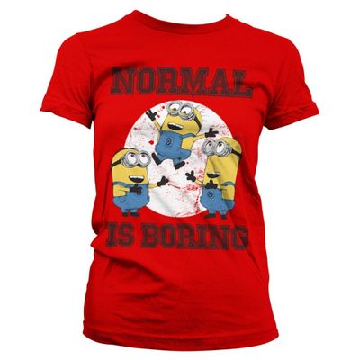 Minions - Normal Life Is Boring girly T-shirt