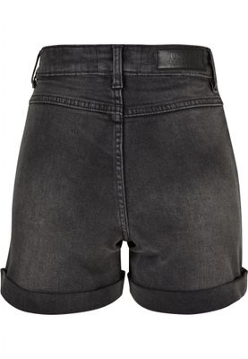 Women's high-waisted denim shorts