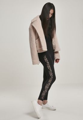 Black lace leggings