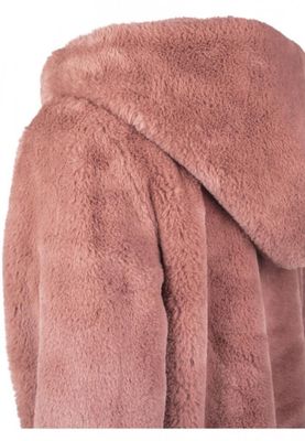 Ladies Hooded Teddy Coat