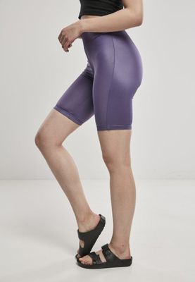 Cycle shorts in imitation leather