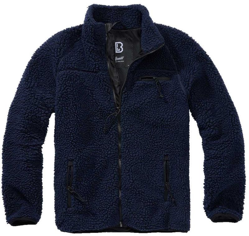 Navy fleece jacket teddy - men