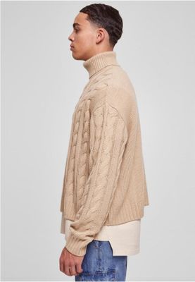 Boxy Roll Neck Sweater