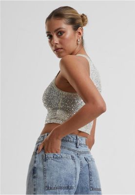 Ladies Sequins Cropped Top