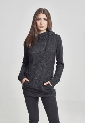 Ladies Slub Terry High Neck Hoody