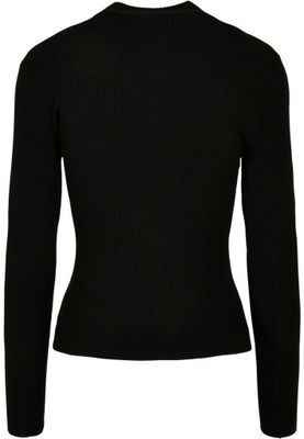 Ladies Rib Knit Turtelneck Sweater