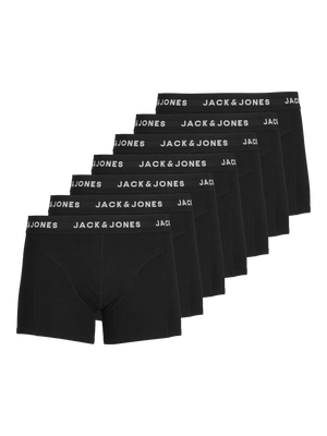 Svarta boxershorts plus size - 7-pack