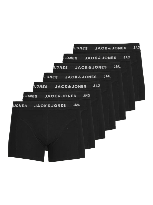 Svarta boxershorts plus size - 7-pack