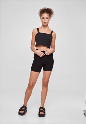 Ladies Rib Knit Shorts