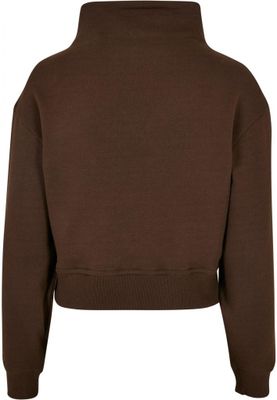 Ladies Organic Short High Neck Crew