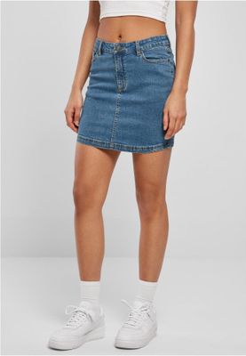 Ladies Organic Stretch Denim Mini Skirt