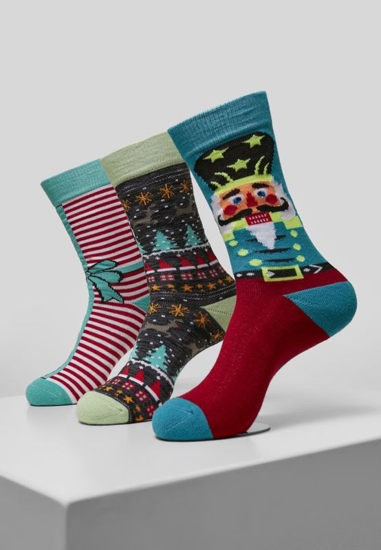 Christmas socks in three-pack