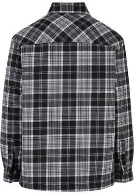 Lined checkered shirt men