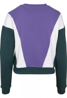 Kort sweatshirt i tre farver dame
