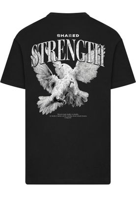 T-shirt i bomullsjersey med shared Strength – svart