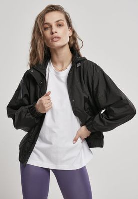 Shiny women's jacket in nylon