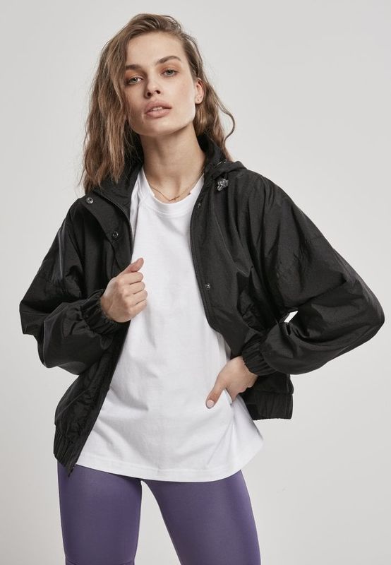 Shiny women's jacket in nylon