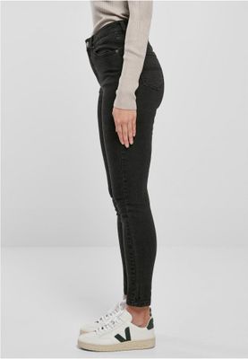 Ladies Organic High Waist Skinny Jeans