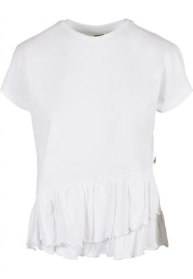 T-shirt with ruffles in organic cotton