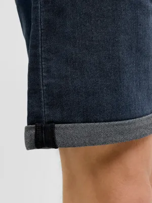 Icon moderna denimshorts med normal passform blå