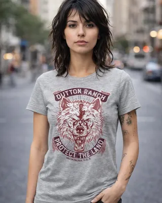 Dutton Ranch - Protect The Land Girly Tee