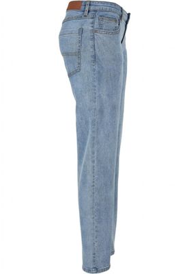 Ladies Low Waist Straight Denim Pants