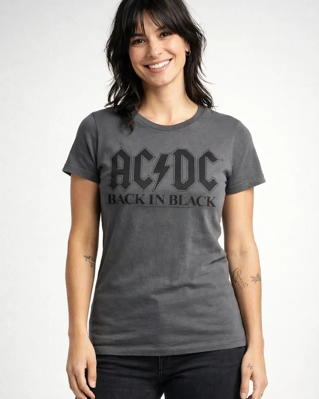 AC/DC Back In Black Girly Tee