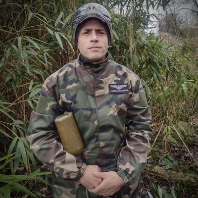 Paintball overall i woodland