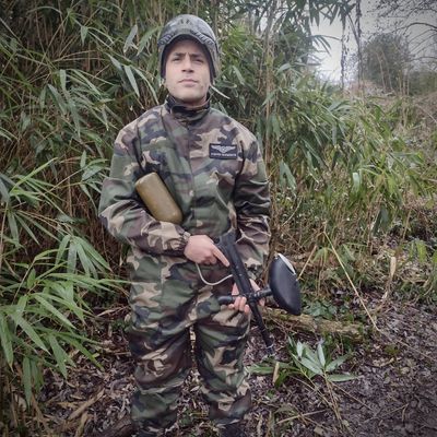 Paintball overall i woodland