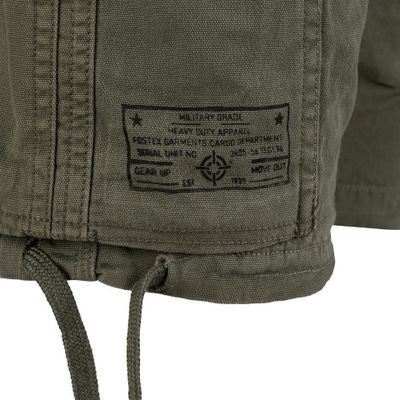 Heavy Duty cargoshorts i grön