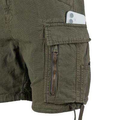 Heavy Duty cargoshorts i grön
