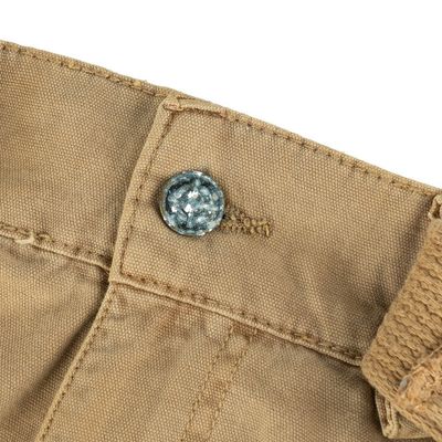 Heavy Duty cargoshorts i svart med dragkedja