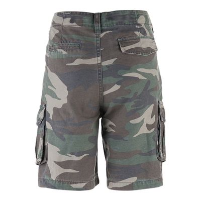 Kids cargoshorts Stonewashed i woodland