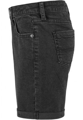 Girls Organic Stretch Denim 5 Pocket Shorts