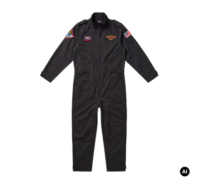Brandit Pilot Suit pilotoverall herr – svart