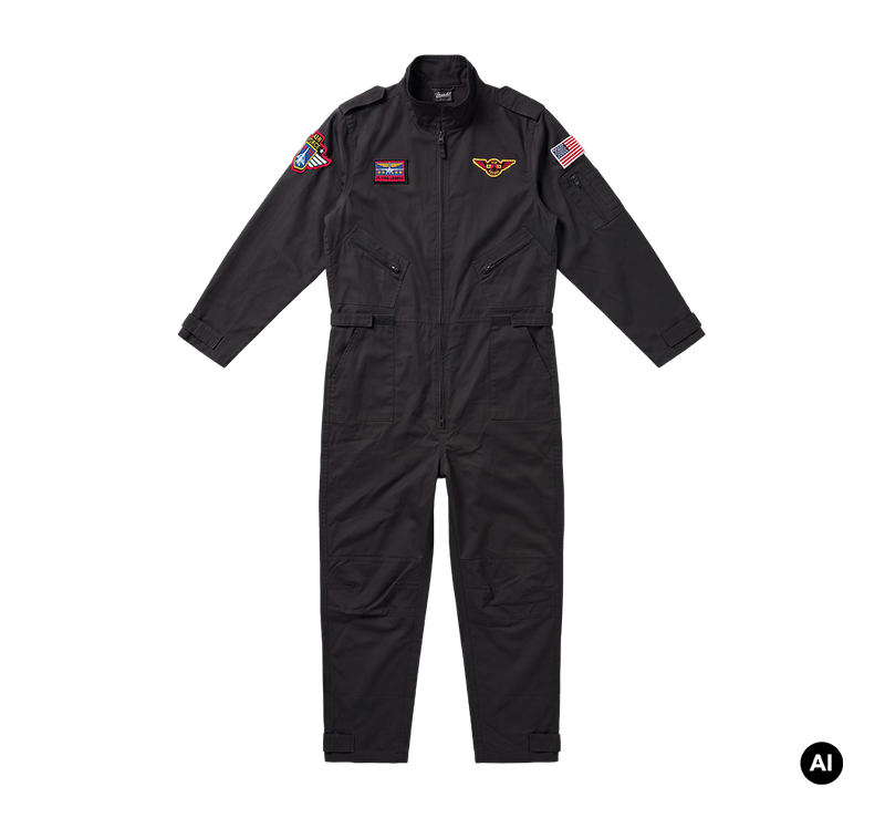 Brandit Pilot Suit pilotoverall herr – svart