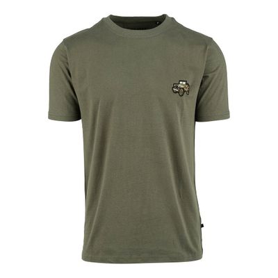 T-shirt Willy MB Badge i grön