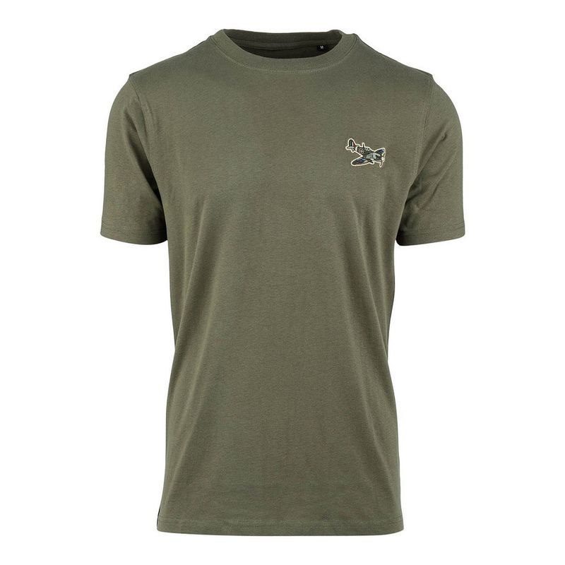 T-shirt Spitfire Badge i grön