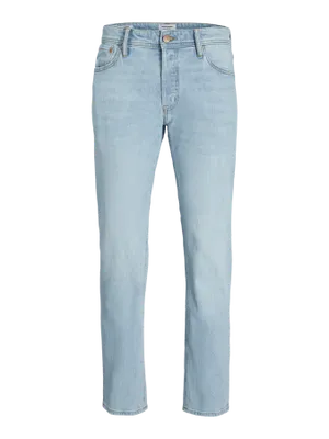 Tapered fit ljusblå jeans herr - MIKE