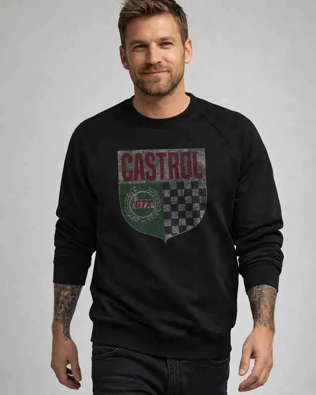 Castrol Shield Sweat-shirt i svart