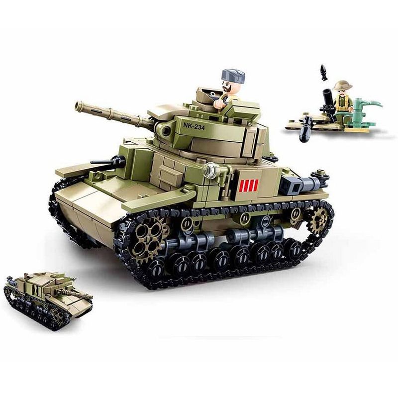 Medium Italian tank 2in1 - Sluban - M38-B0711