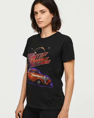 ZZ Top Eliminator Glow T-shirt dam i svart