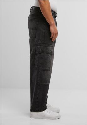Tapered Heavy Ounce Baggy Cargo Jeans