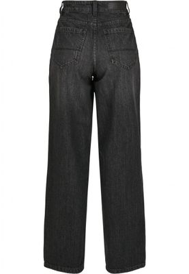 Jeans with a high waist and in the 90s style lady