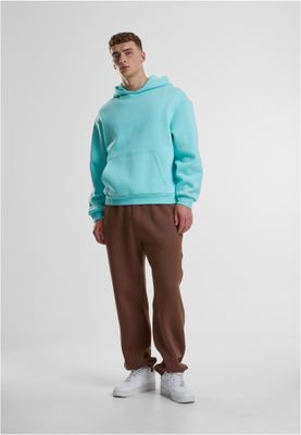 Huvtröja för herr med fluffy oversize – berylblue